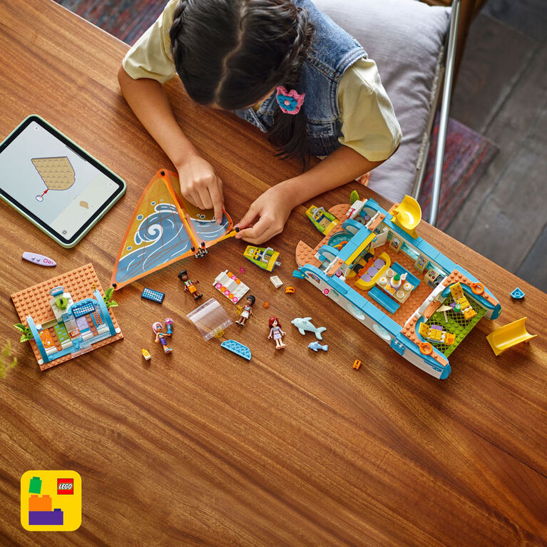 LEGO Friends L'aventure en Bateau, Ensemble de Construction pour Enfants, Jouet de Jeu de Rôle Imaginatif 42664