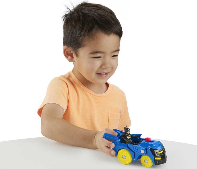 Fisher-Price Imaginext DC Super Friends Head Shifters Batman and Batmobile Set
