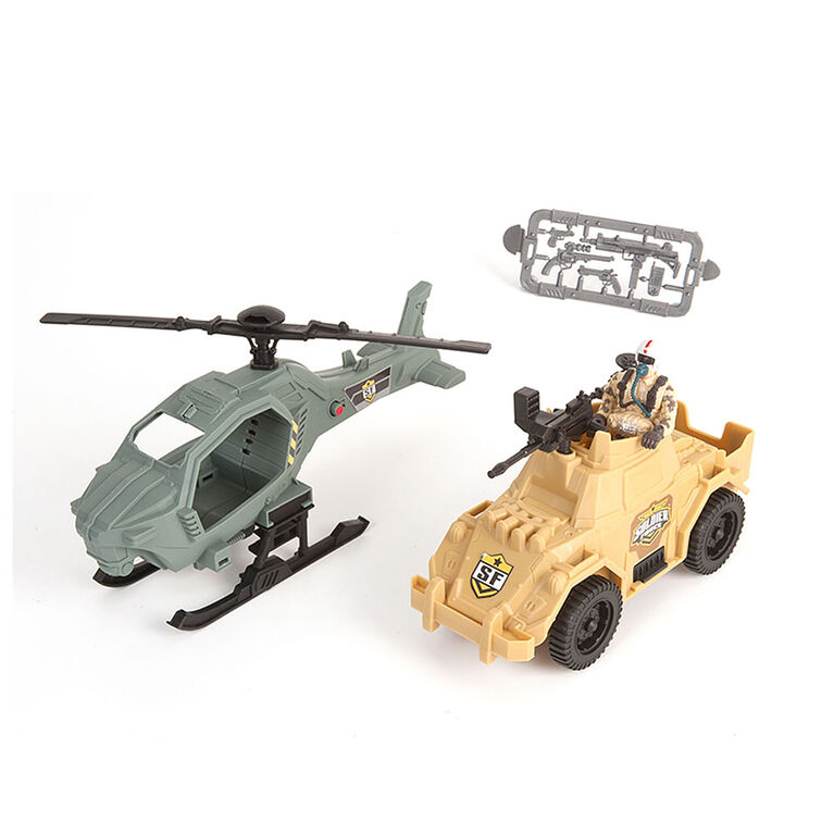 Soldier Force Double Assault Vehicles Set - R Exclusive