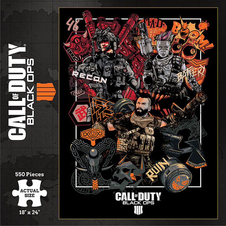 Call of Duty Black Ops 4 "Specialist" 550 Piece Puzzle - Édition anglaise