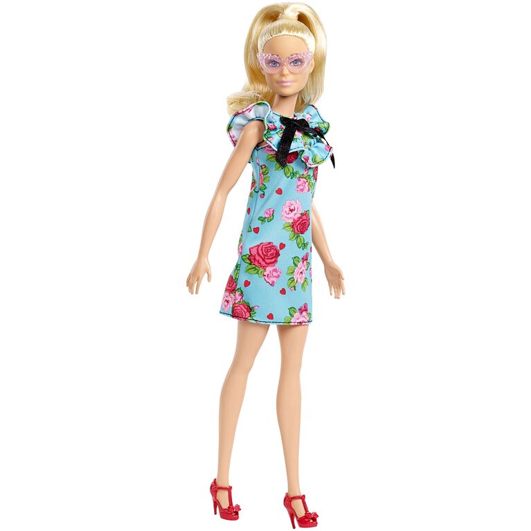 Barbie Fashionistas – Poupée Jardin fleuri rétro.