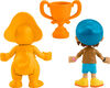Fisher-Price Barney's World Barney's Friend Mel & Billy Dino Figure Set