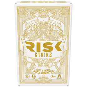 Risk Strike Cards and Dice Game, Quick-Playing Strategy Card Game for 2-5 Players