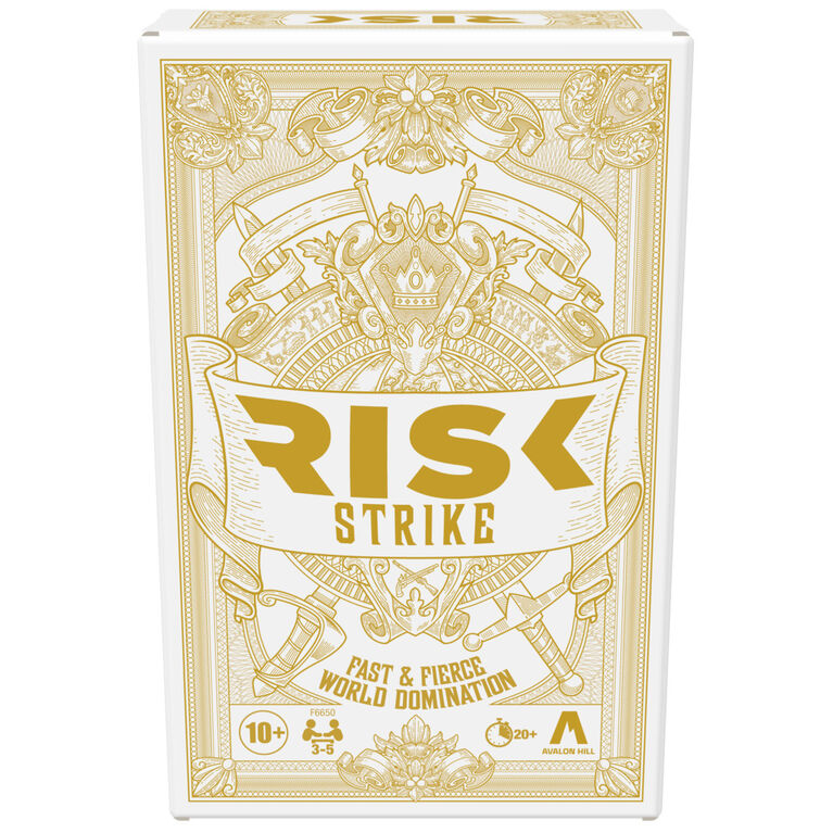 Risk Strike, jeu de cartes et de dés, jeu de cartes de stratégie rapide pour 2 à 5 joueurs