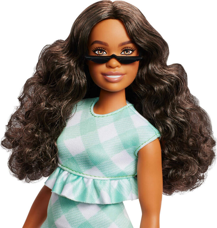 Barbie-Poupée Barbie Fashionistas Robe Vert Menthe-avec lunettes
