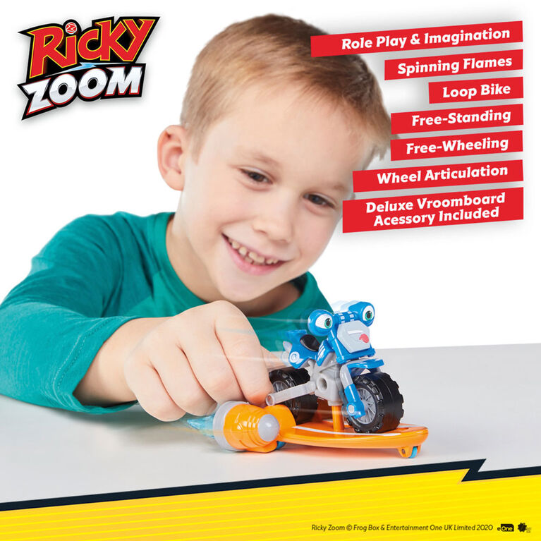 Ricky Zoom Loop Hoopla Action Racer with Deluxe Vroomboard Action