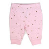 Baby Mode Quilted Top and Fleece Pant Set: Pink Puppy 9M