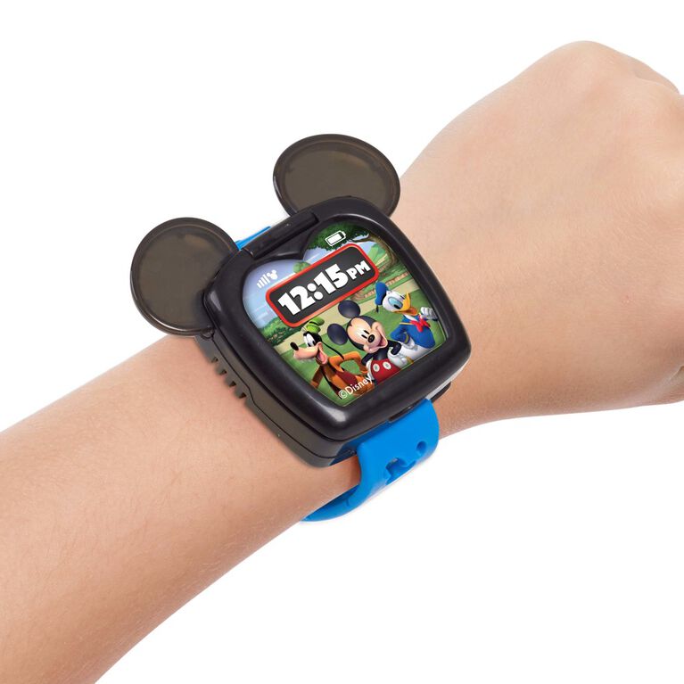 Disney Junior Mickey Mouse Funhouse Smart Watch, Toy with Lights and Sounds - English Edition