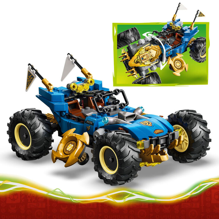 LEGO NINJAGO Jay's Transforming Car Building Toy for Boys, Girls, & Kids, Ages 8+ - 71856