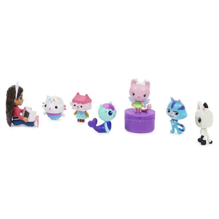 Gabby et la maison magique – Coffret de 7 figurines de luxe et accessoire surprise