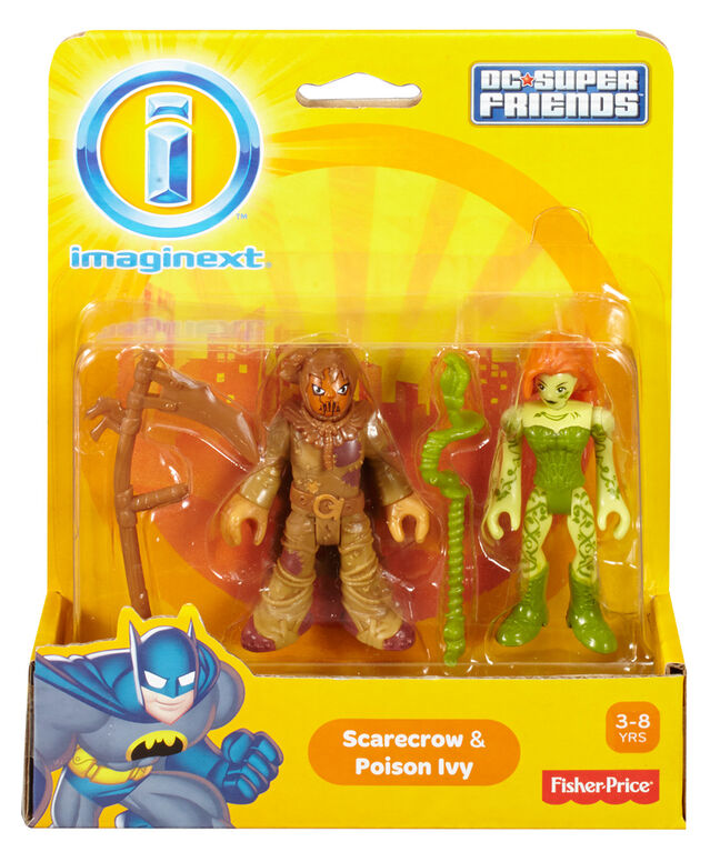 Fisher-Price Imaginext DC Super Friends - Figurines &Eacute;pouvantail avec Herbe &agrave; la puce - &Eacute;dition anglaise