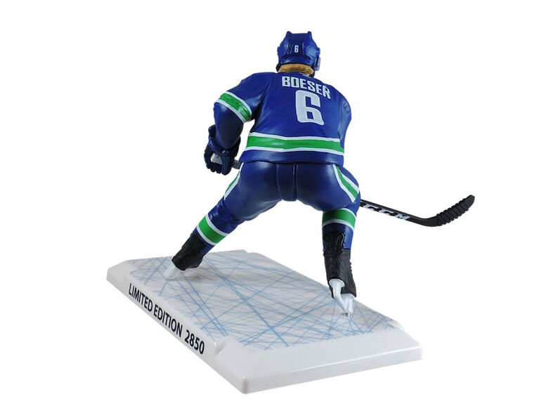 Brock Boeser Canucks de Vancouver Figurine de 6 pouces de la LNH.