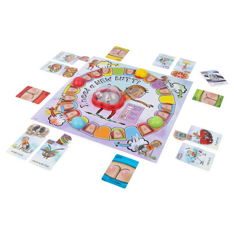 I Need a New Butt! The Game, Based on the Best-Selling Book with Butt Popper and Butt Cheek Tiles