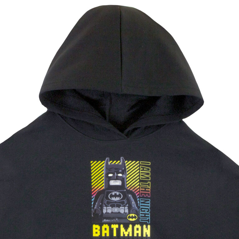 Lego Batman Sweat à Capuche Polaire Noir