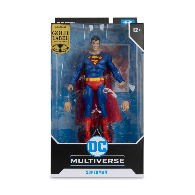 Figurine 7 pouces DC Multiverse Superman (Action Comics) Gold Label
