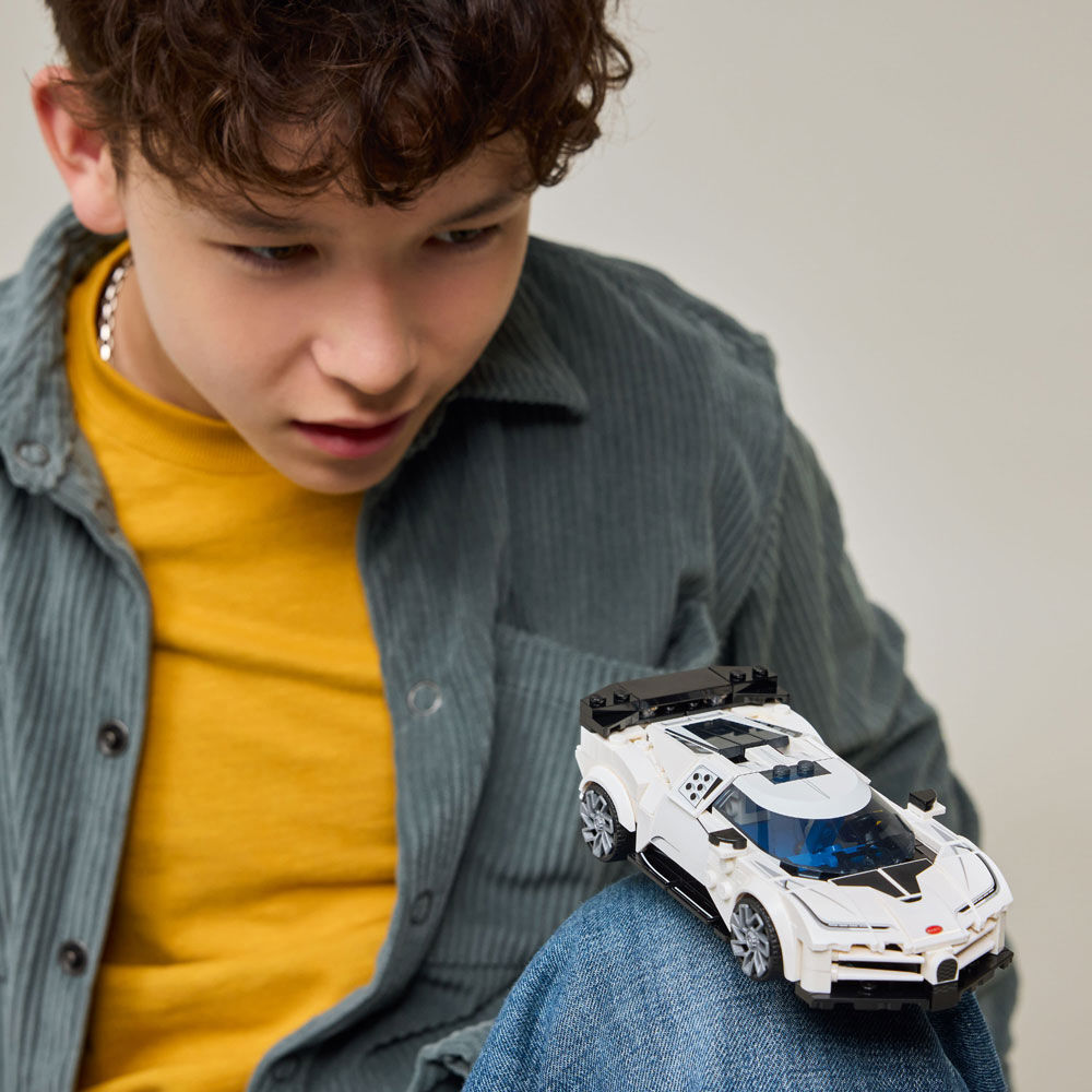 LEGO Speed Champions Bugatti Centodieci Hyper Sports Car Toy for Kids, Boys & Girls, Ages 9+ - 77240