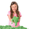 Kinetic Sand, Sandbox Playset with 1lb of Green Kinetic Sand