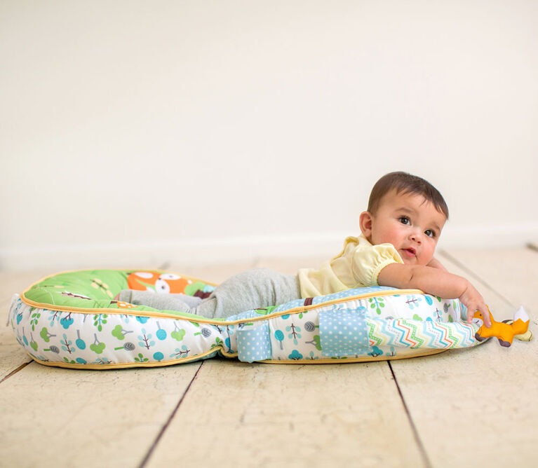 Tapis d'activité transformable de Summer Infant : coussin trois étapes de luxe pour nourrisson