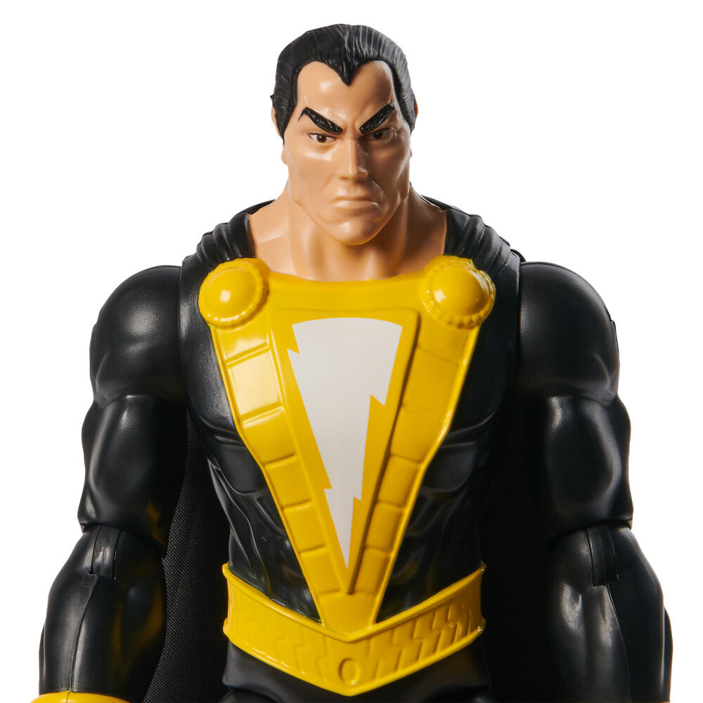 DC Comics, Black Adam Action Figure with Cape, 12-inch, Easy to Pose, Collectible Superhero Kids Toys for Boys and Girls