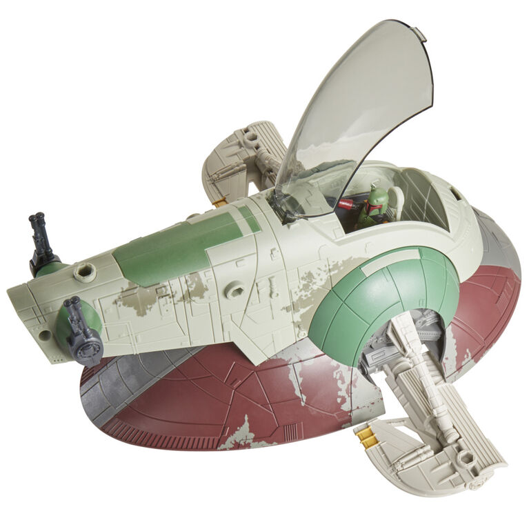 Star Wars Mission Fleet, Attaque de vaisseau stellaire, Boba Fett et vaisseau, figurine et véhicule