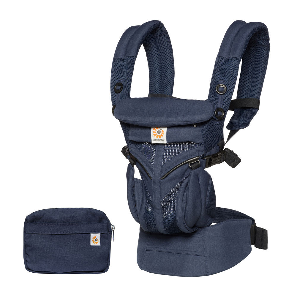 Ergobaby Omni 360 Cool Air Mesh All in One Ergonomic Baby Carrier Midnight Blue