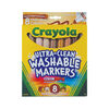 Crayola 8 count Ultra-Clean Washable Broad Line Multicultural Markers