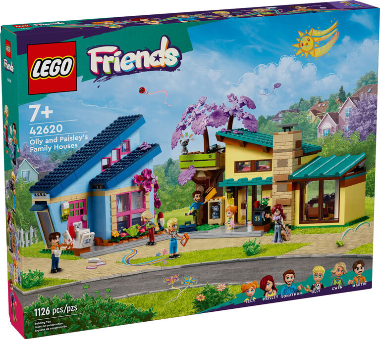 LEGO Friends Olly and Paisley's Family Houses Toy for Kids 42620