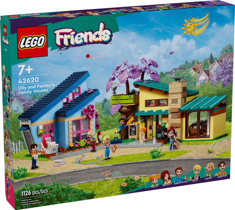 LEGO Friends Les maisons familiales d'Olly et Paisley 42620