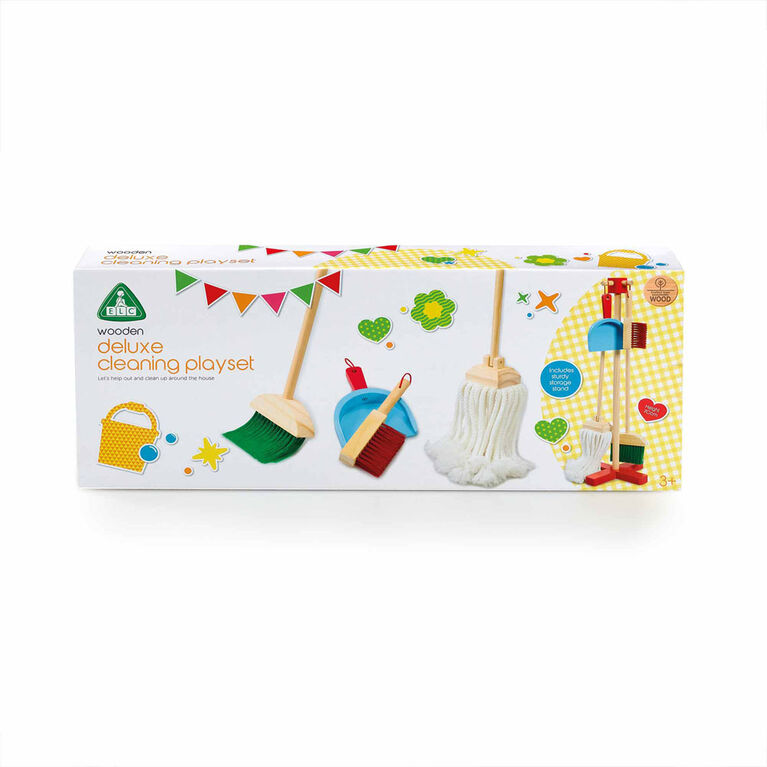 Early Learning Centre Wooden Deluxe Cleaning Playset - Édition anglaise - Notre exclusivité