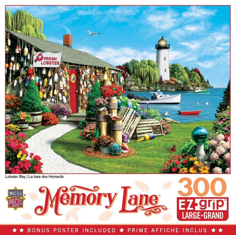 Memory Lane 300 Piece EZ-Grip Puzzle - Lobster Bay