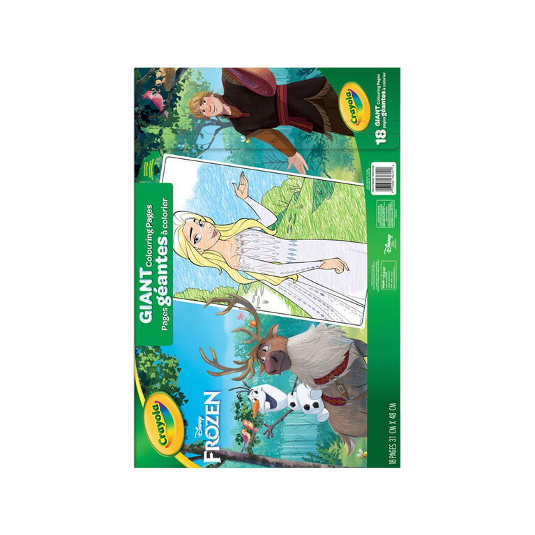 Pages à colorier géantes Crayola, La Reine des neiges