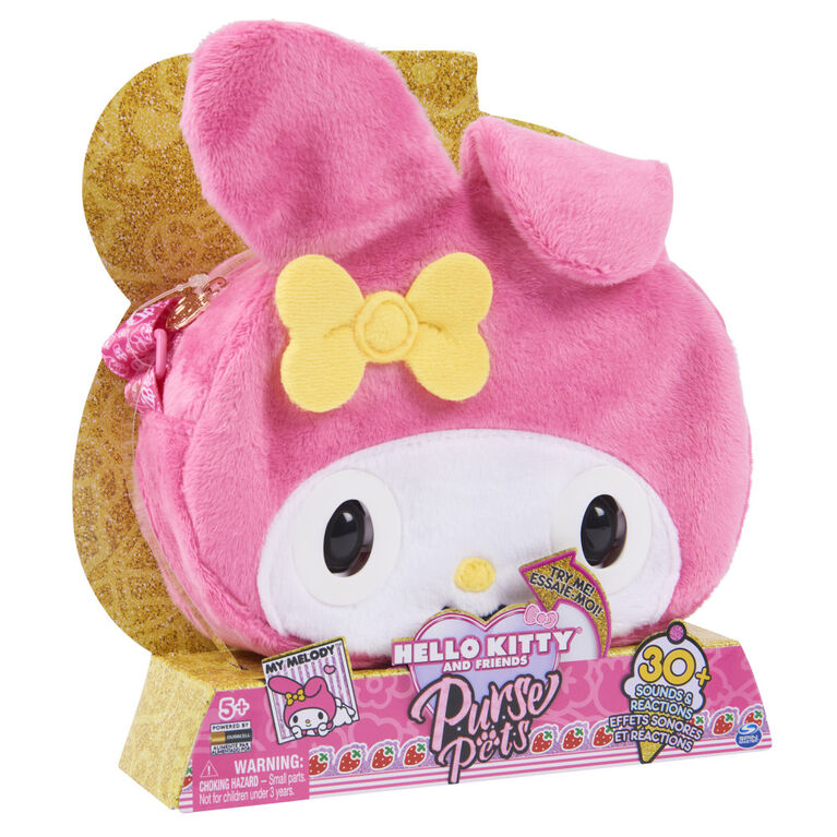  Purse Pets, Sanrio Hello Kitty and Friends, Hello Kitty  Interactive Pet Toy & Crossbody Kawaii Purse, Over 30 Sounds & Reactions,  Girls & Tween Gifts : Toys & Games