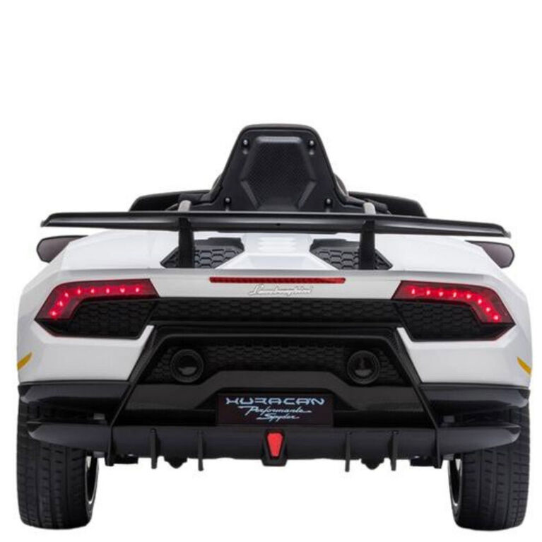 KIDSVIP 12V Lamborghini Huracan W/RC - White - English Edition   