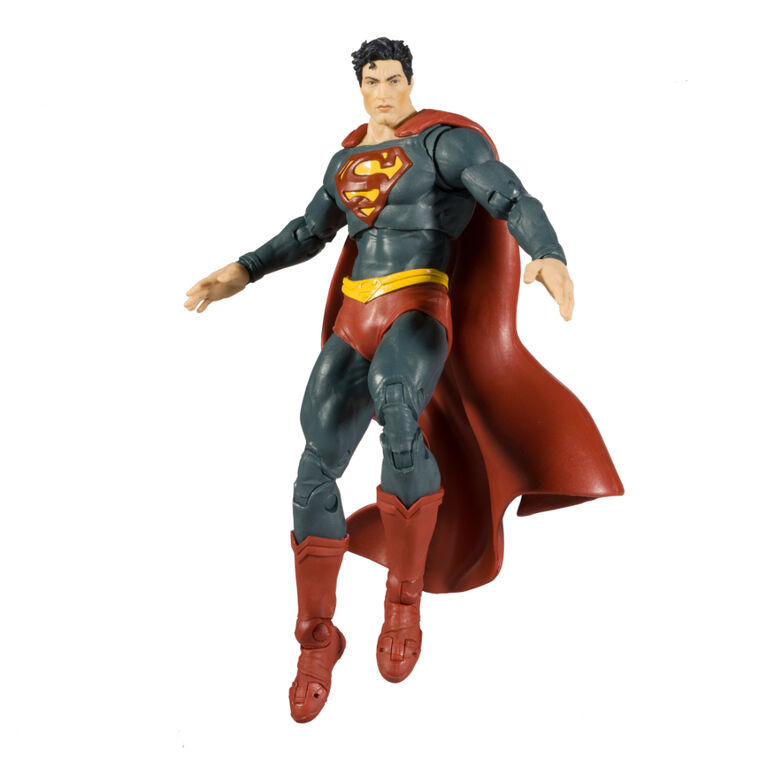 DC Direct - 7 Inch Figurine with Comic - Black Adam Comic - Superman Figurine