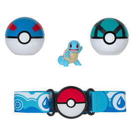 Pokémon Clip 'N' Go Belt Set - Squirtle + Great Ball and Net Ball