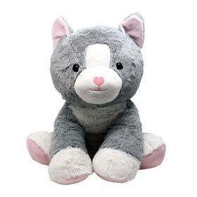 Plushies by Baby Mode Peluche Chat Gris -18"