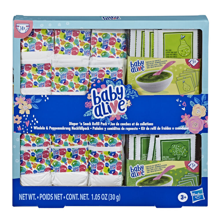 Baby Alive Diaper 'n Snack Refill Pack - R Exclusive