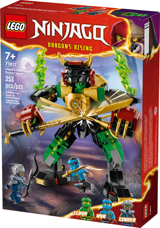 LEGO NINJAGO Lloyd's Elemental Power Mech Ninja Gift Toy 71817