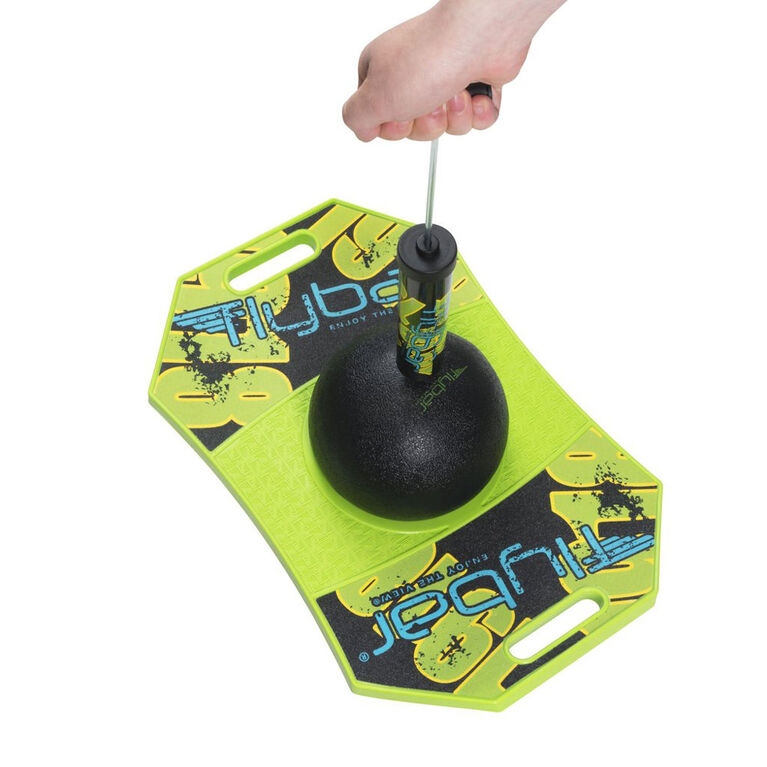 Flybar Trick Board with Pump for Ages 6 and Up (Green Mean)