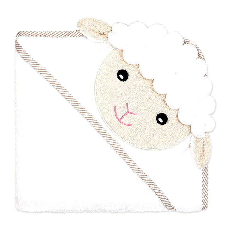 Baby Mode Signature 7 Piece Bath Set: Ivory Lamb