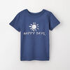 4-5 ans t-shirt imprimé à manches courtes - bleu foncé