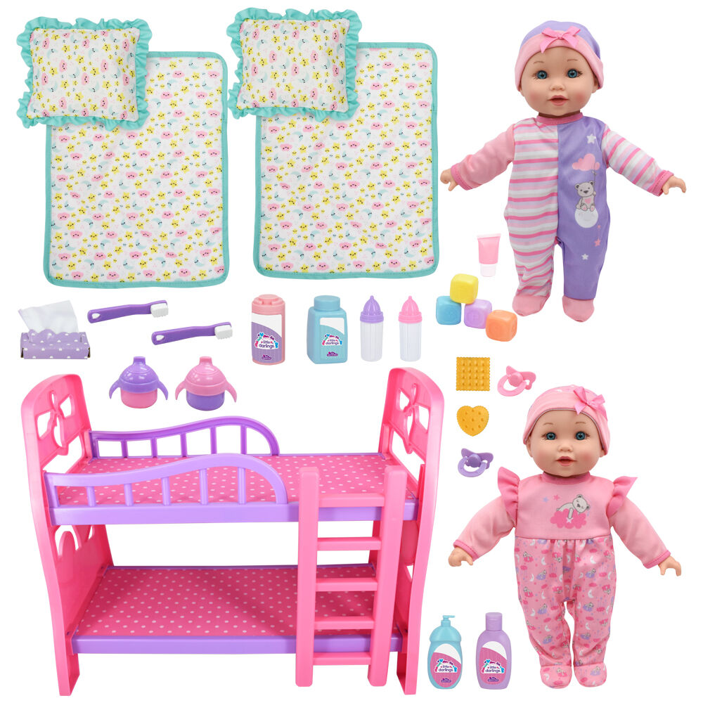 Baby doll and bed set outlet