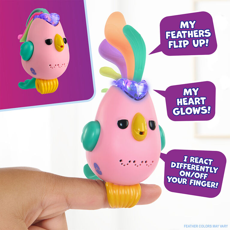 Fingerlings Sweet Tweets Interactive Bird: Debbie, Pink