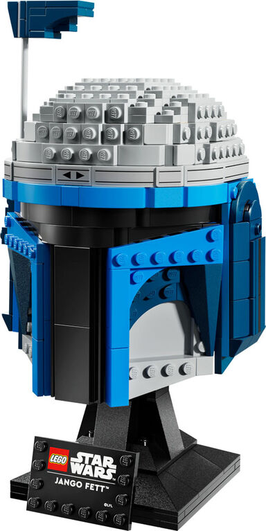 LEGO Star Wars Jango Fett Helmet - Collectible DIY Model Kit For Adults 18+ - Room Decor Idea - 75408