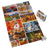 12 Jigsaw Puzzle Bundle, Fall Autumn Leaves Outdoor Landscape, 500, 300, 150 Pieces