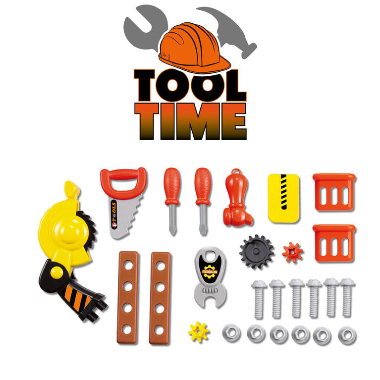 Ensemble d'outils portatif pour enfants 2-en-1 par Toy Chef.