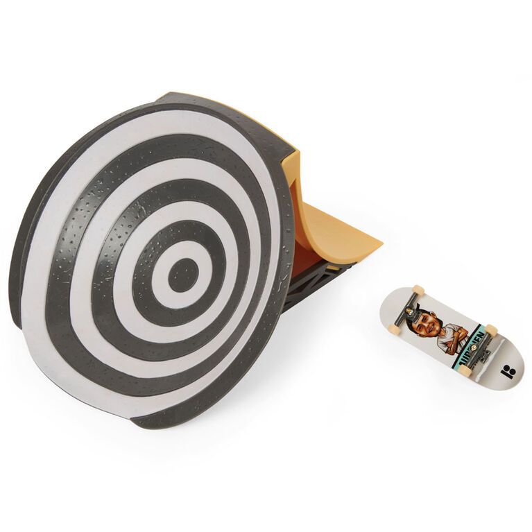 Tech Deck, Build-A-Park World Tour, Square Robert-Bajac (France), Ramp Set with Signature Fingerboard