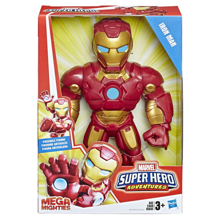 Playskool Heroes Marvel Super Hero Adventures Mega Mighties - Figurine Iron Man