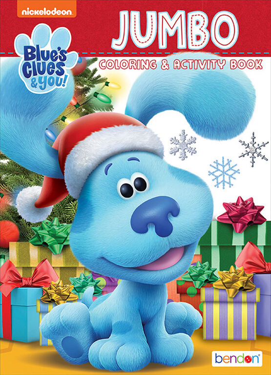 Livre à colorier géant des Fêtes - Blue et ses amis - Édition anglaise