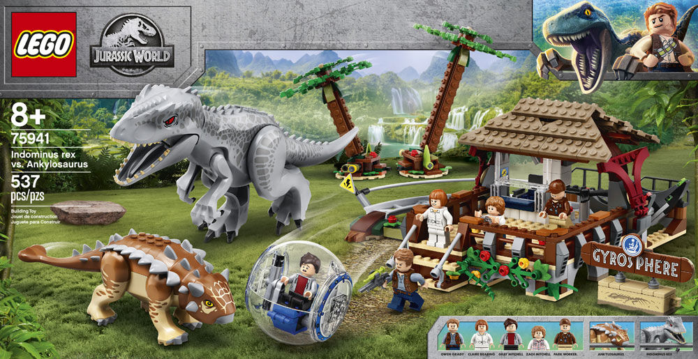 Lego indominus rex vs ankylosaurus clearance